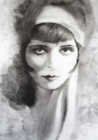 Retrato de Clara Bow