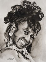 Portrait of Celia Cruz