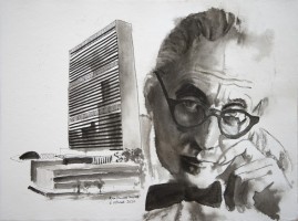 Retrato de Le Corbusier