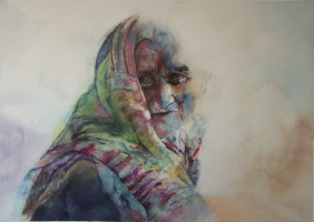 Woman with saree