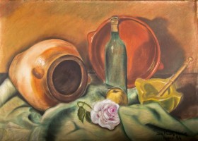 Still life with a rose
