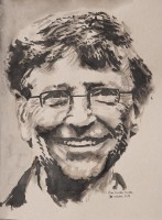 Retrato de Bill Gates